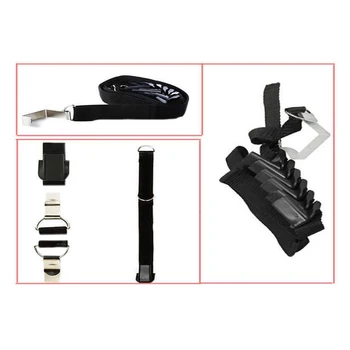 

Adjustable Over Door Straps Hanger Hat Clothes Coat Bag Rack Organizer 8 Hooks