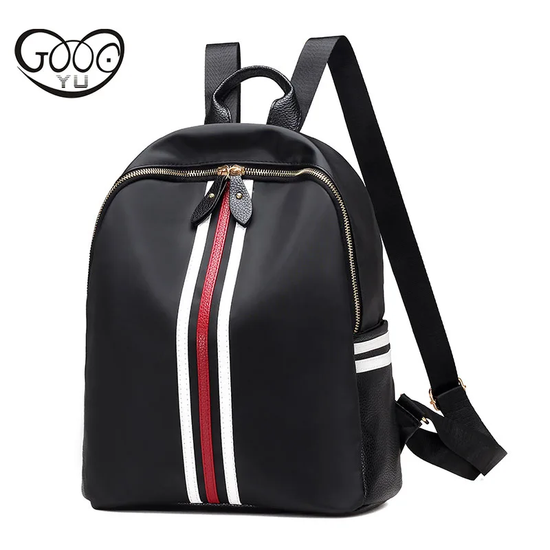 Oxford cloth waterproof travel bag vertical section square shoulder bags Ribbon decoration of the multi functional