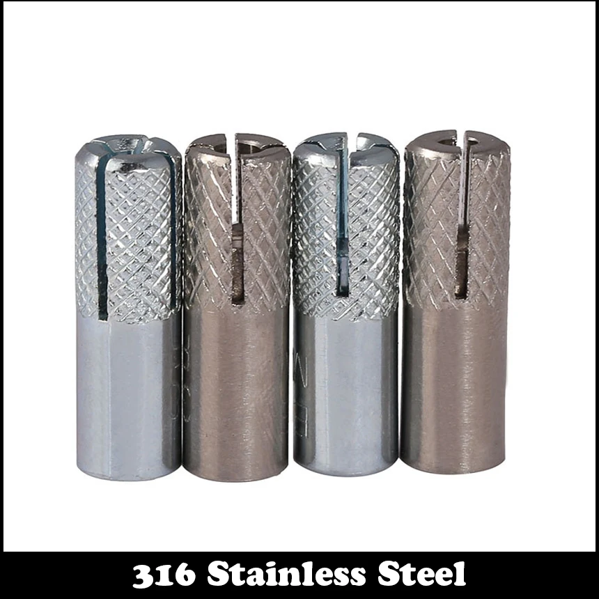 M6-M12 METRIC A2 STAINLESS EXPANSION BOLTS CONCRETE SLEEVE ANCHORS NUTS & WASHER 