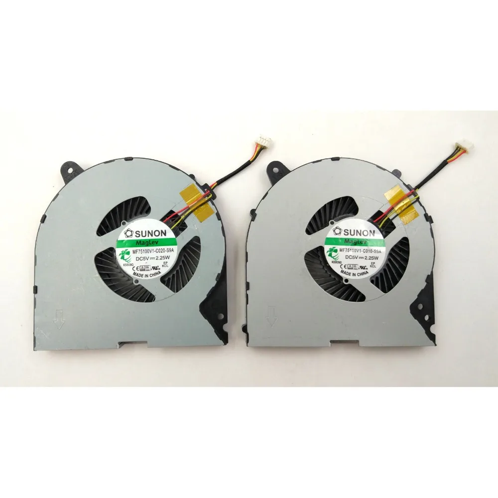 

New For Lenovo Ideapad Y700 Y700-15 Y700-15ISK 15.6-Inch 17-Inch Series Laptop CPU & GPU A Pair Fan MF75100V1-C010-S9A