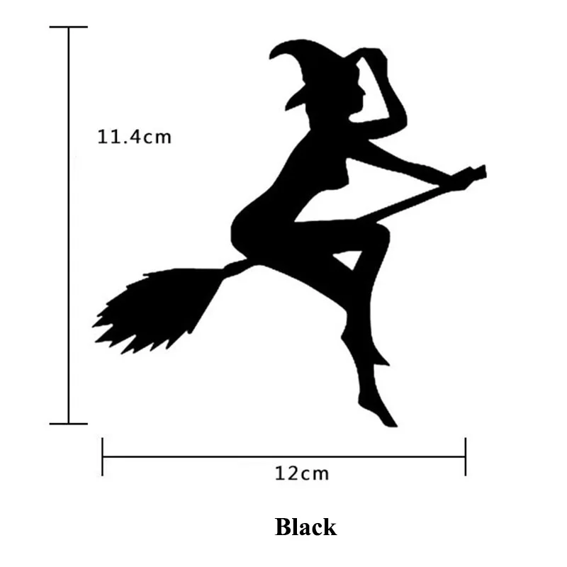 1pc SEEYULE Car Sticker Fashion Sexy Witch Lady Girl Riding Broom Reflective Vinyl Car Styling Decal for VW Golf Passat Beetle 1pc SEEYULE Car Sticker Fashion Sexy Witch Lady Girl Riding Broom Reflective Vinyl Car Styling Decal for VW Golf Passat Beetle