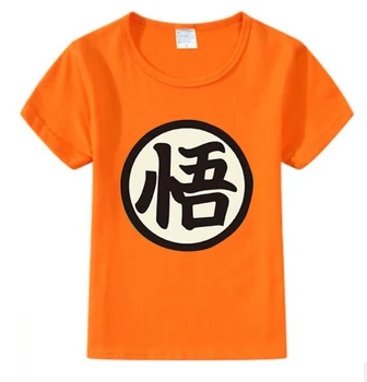 

Dragon Ball Z Son Goku Cosplay Costume Cotton Cosplay Tshirt Kids Children Baby boys girls tee