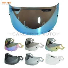 7 Colori W/Oro Blu Iridium Fumo Del Motociclo del Fronte Pieno Visiera del casco Lens Case per ARAI RX-7X RX7X CORSAIR-X RX-7V VAS-V