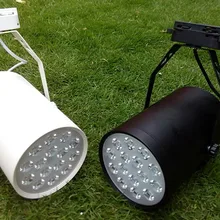 15 Вт галерея светодиодные железнодорожных путей пятно огни Освещение AC85-265V Костюмы магазин Потолочные Открытый Прожекторы лампы 15x1 Вт высокое мощность ватт света