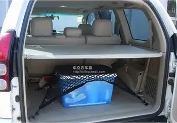 

Car Rear Trunk Security Shield Shade Cargo Cover For Toyota Land Cruiser PRADO LC/FJ120 2003 2004 2005 2006 2007 2008 2009