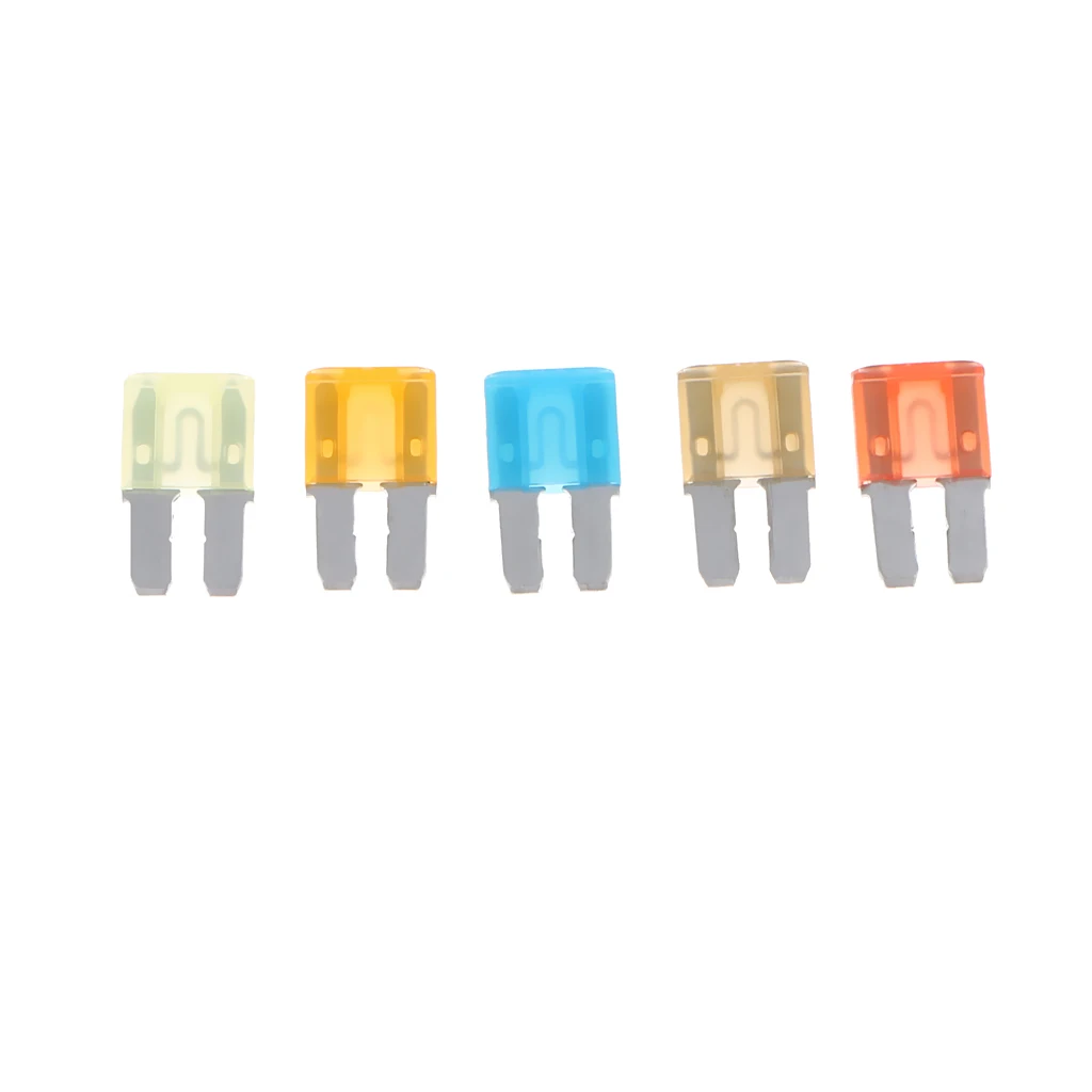 5 Pieces 5A 7.5A 10A 15A 20A Fuse with Add-A-Circuit Fuse TAP Block Holder Mini Add-A-Circuit Fuse Holder