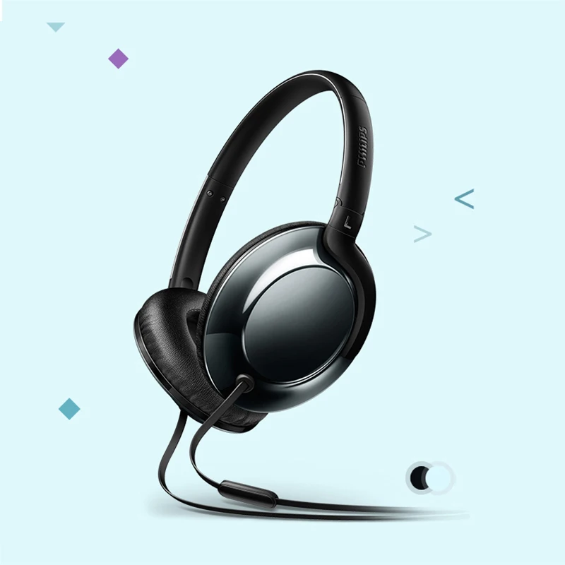 Оригинальные Наушники Philips SHL4805 с басовым шумоподавлением проводные Hi Fi наушники