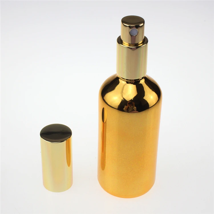 50pcs fine mist 50 ml glass spray bottle for perfume ,wholesale perfume bottles 50ml, golden