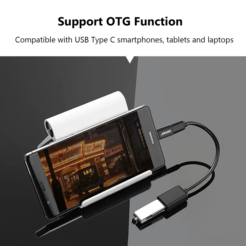 Переходник JianHan USB Type C адаптер Micro в зарядный для Huawei P10 LG G6 G5 Xiaomi 4C OnePlus 3T Lumia 950|adapter