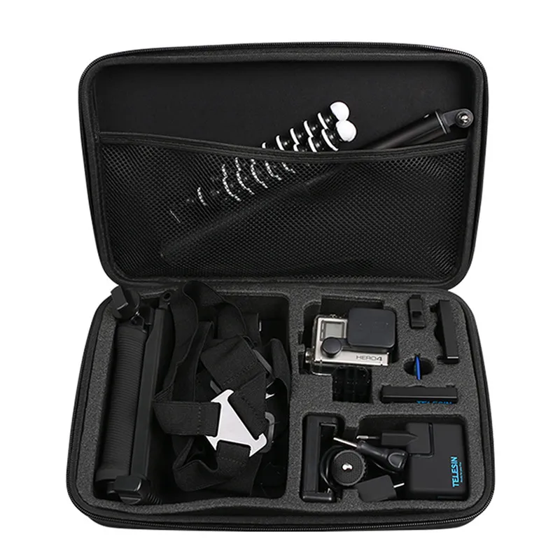 Portable For Gopro Case Water Resistant Protective EVA Bag Storage Box