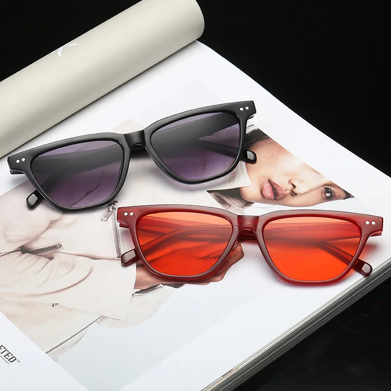 

2019 New Fashion Square Sunglasses Cateye's Women Sunglasses Retro Sunglasses Womens Vintage Goggle Sun Glasses