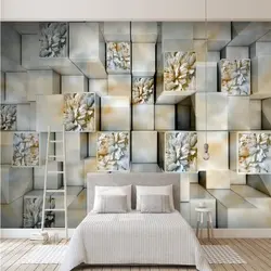 Beibehang росписи обоев пользовательские гостиная, спальня 3D трехмерная Мраморный Рельеф обои фоне стены дома decoratio