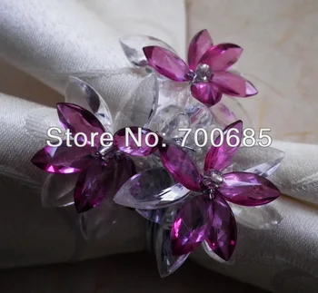 

christmas napkin ring flower napkin holder