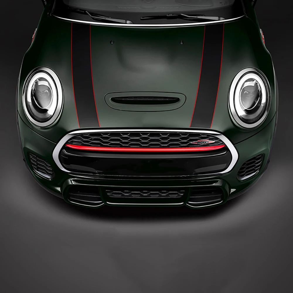 

Car Styling Auto Hood Engine Cover Stickers Decal Stripe Vinyl DIY For Mini Cooper One S JCW F54 F55 R55 R56 R60 R61 Accessories