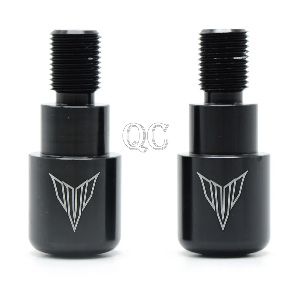

Black Motorcycle handlebar Grip End For YAMAHA MT-09 MT09 MT-07 MT07 FZ07 FZ09 MT10 FZ10 2014-2015