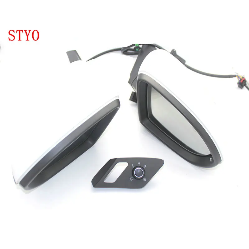 

STYO Car electric folding rearview mirror for GOLF 7 MK7 7.5 2014-2018