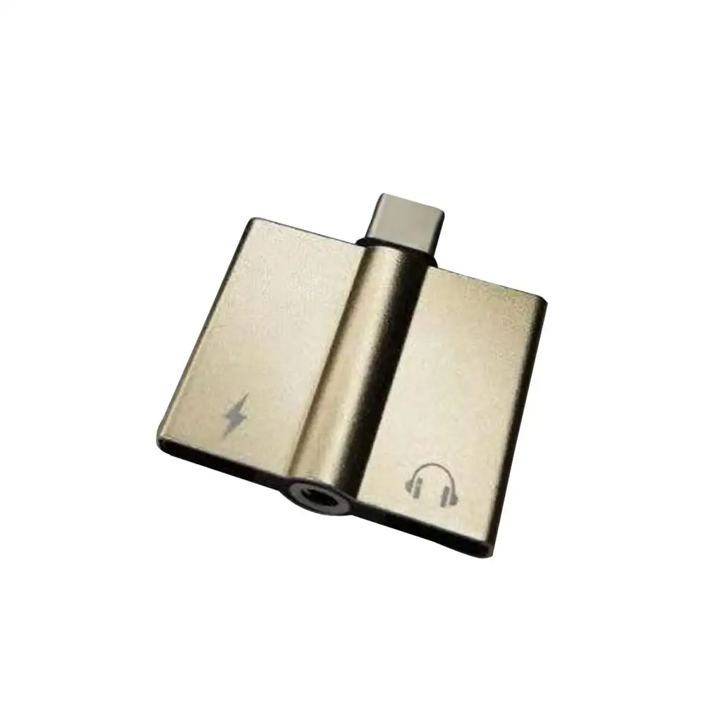2 шт./упак. TYPE-C адаптер для подключения наушников зарядка прослушивание вызова