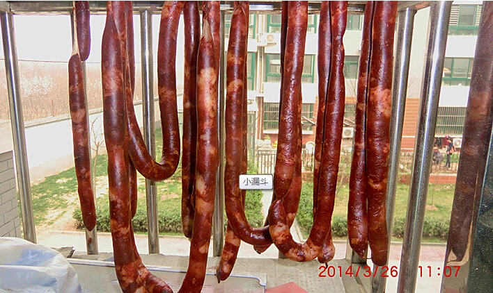 6pcs/Lot Casings for Sausage Each Caliber 26-28mm 2.5 Meters Hot Dog Casing Cooking Sausage Packaging Tools Inedible Casings