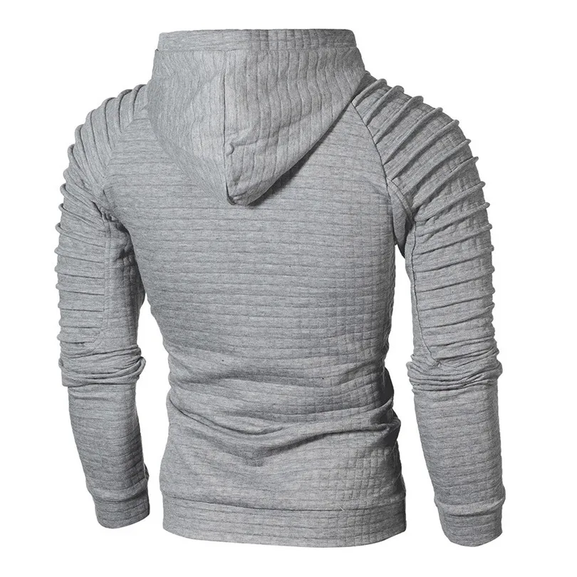  New Fashion Men's Autumn Winter Long Sleeve Plaid Hoodie Hooded Sweatshirt Top Tee Outwear Blouse Sweatshirt Outwear #4F04 (10)