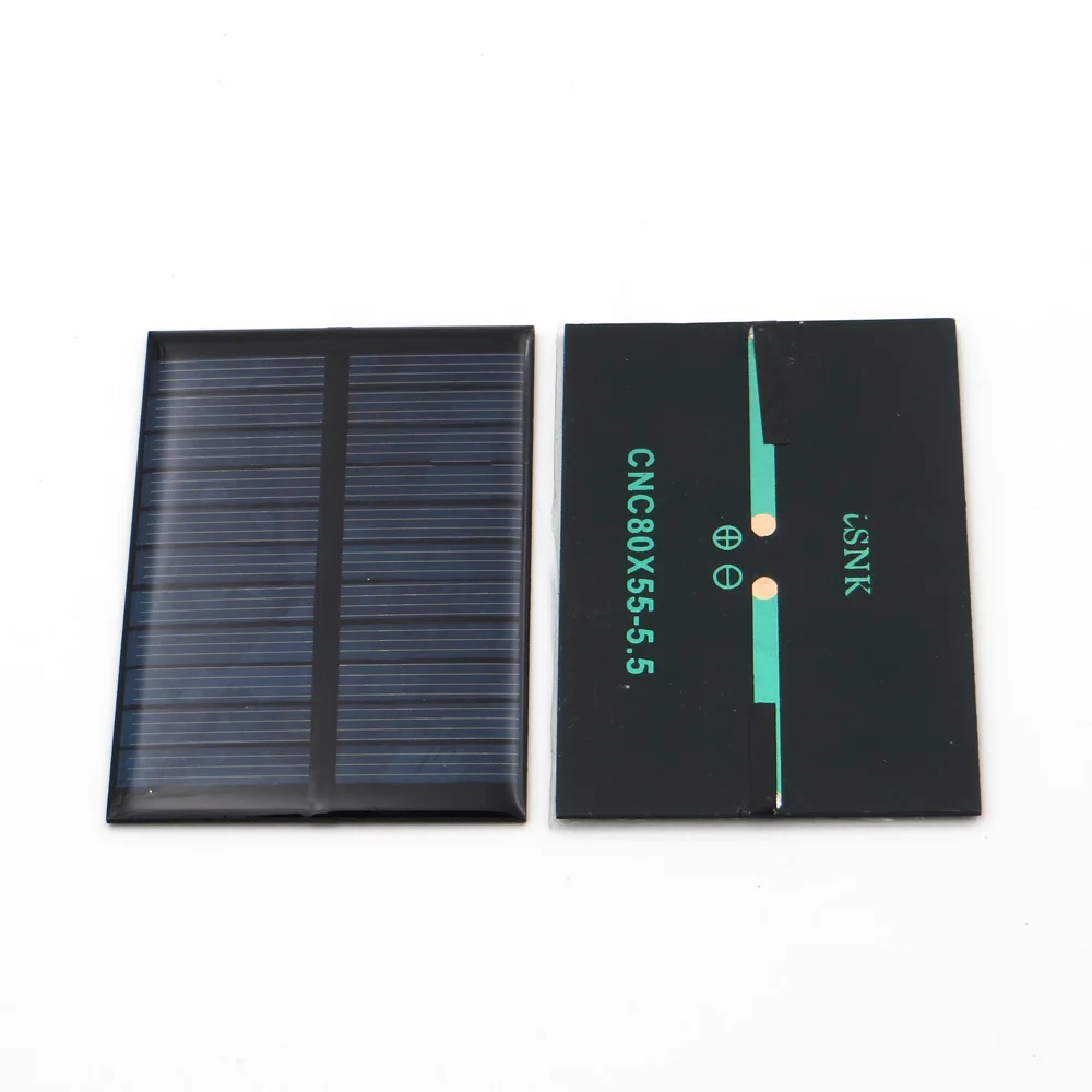 5,5 В 100мА 0,55 Вт удлинительная Проводная солнечная панель поликристаллического кремния DIY зарядное устройство маленькая мини солнечная батарея кабель игрушка 5,5 В вольт