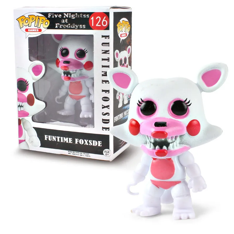 Five Nights at Freddy's  Action Figure Hand puppet FNAF Brinquedoes Doll Unicorn Freddy PVC Toys Christmas Gift 10CM (4)