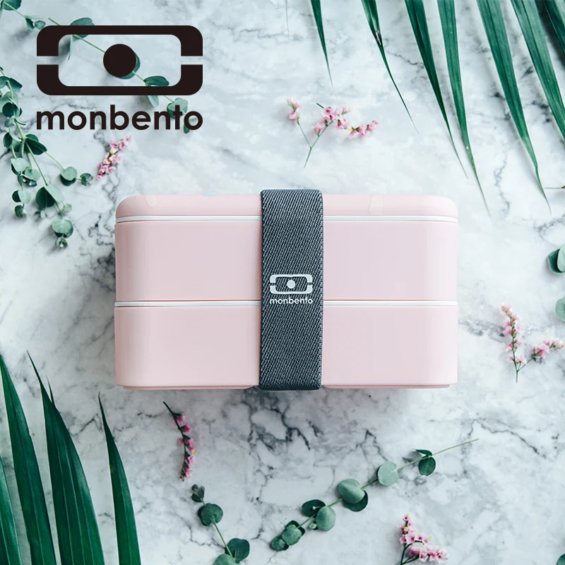 Monbento Высокое качество здоровый пластик ланч бокс 1000 мл Bento коробки для обедов