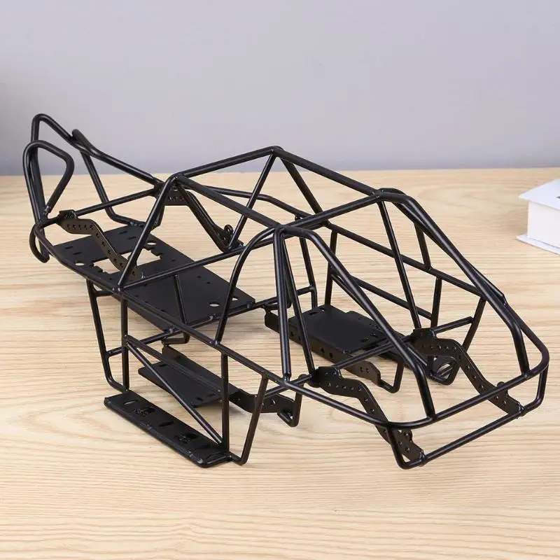 RC гусеничный автомобиль черная металлическая рулонная клетка рама шасси