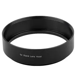 82 мм Стандартный Metal Black бленда объектива для Canon Nikon Sony Pentax с Бесплатная крышка объектива