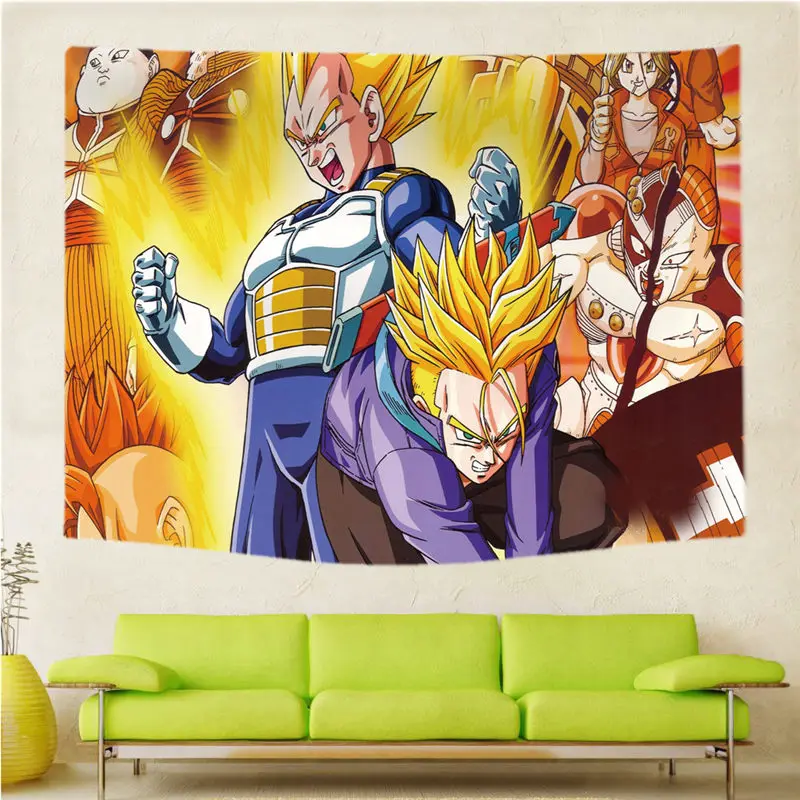 Dragon Ball настенный японский аниме гобелен из полиэстера 200*150 см декоративные шторы из полиэстера длинный стол Крышка - Цвет: 7