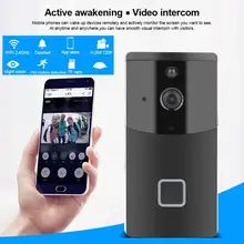 Водонепроницаемый WI-FI дверной звонок Камера видео-глаз ip-видео-домофон Беспроводной Визуальный дверной звонок Dooreye наблюдения Ночное видение визуальный