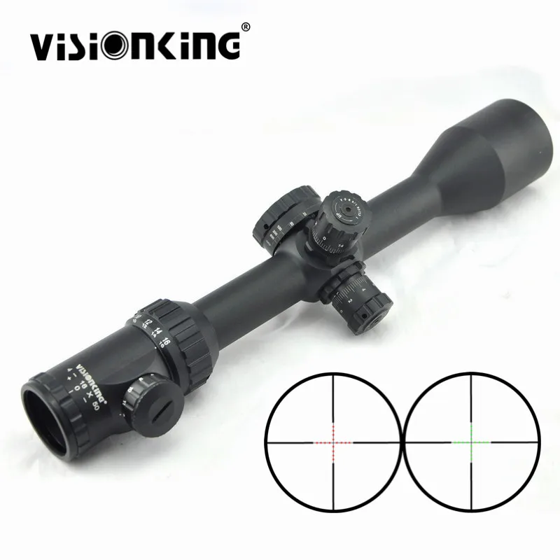 Visionking 4-16x50DL Охота прицел Сторона Фокус прицел Mil-точка прицел целевой область съемки прицел для AK 47 AR15 M4 - изображение