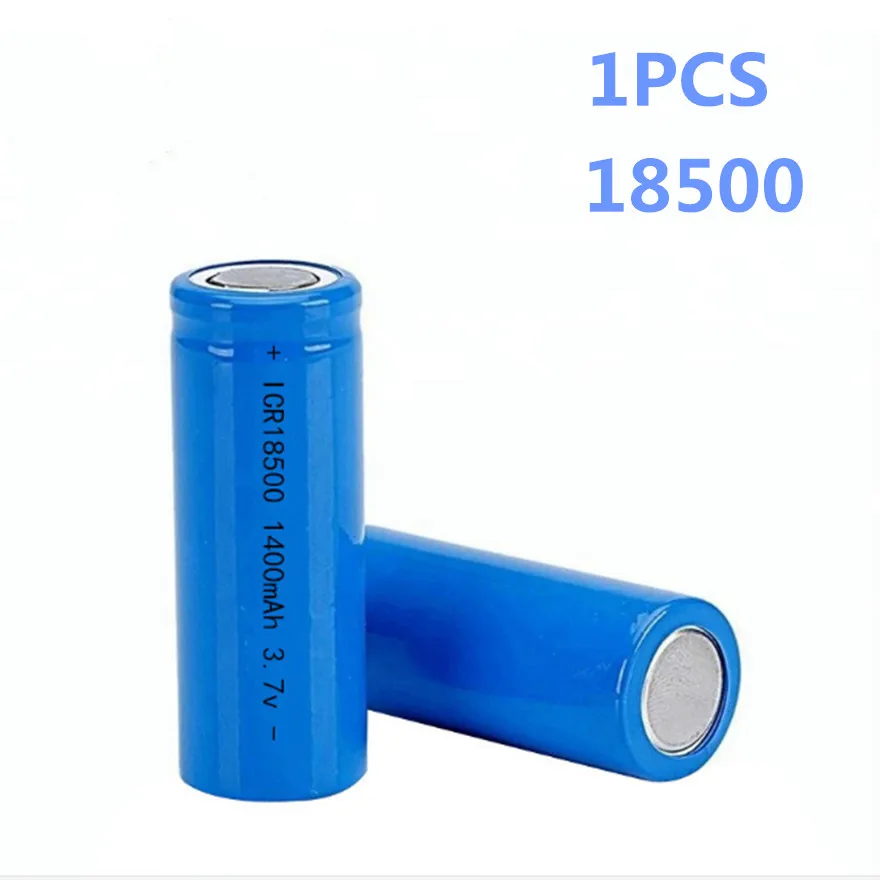 

SHSEJA 3.7V 18500 1400mAh rechargeable lithium battery 3.7V strong light flashlight anti-light special lithium battery