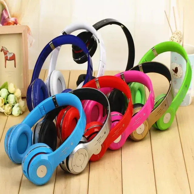 Bluetooth Headphone Wireless Support S460 Folding Portable Stereo Headband Headset Over Ear Headphones with Mic FM Radio TF Card