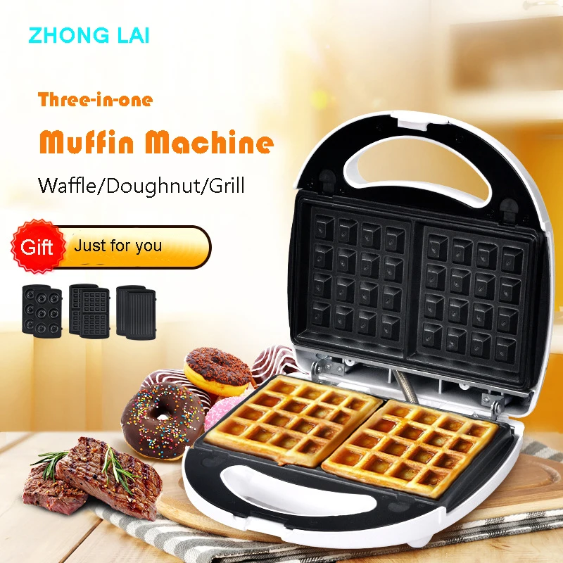 Waffle Makers Doughnut/Cake Maker Multi function Muffin Machine