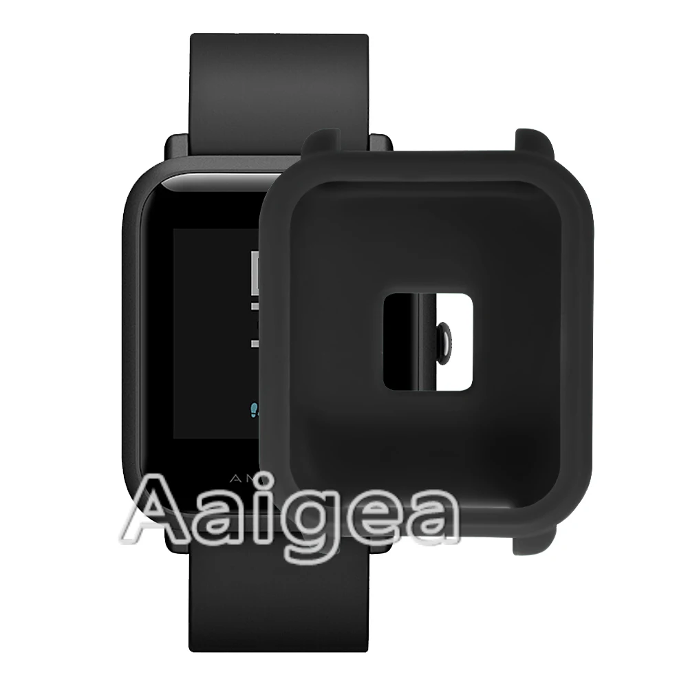 Силиконовый чехол для часов Xiaomi Huami Amazfit Bip BIT PACE Lite Youth, цветной сменный полный защитный чехол для amazfit bip