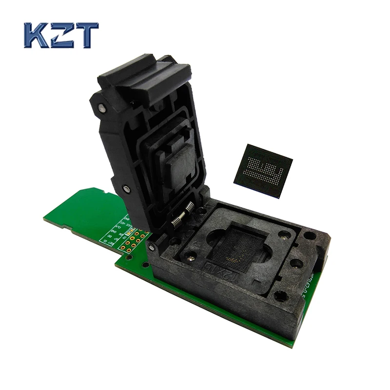 

eMCP162 eMCP162 clamshell Test socket BGA162 BGA186 data recovery programer adapter with 12*16 mm for emcp phone repair tools