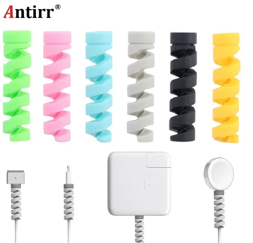 Spiral Cable Protector Data Line Cord Protector Protective Case Cable