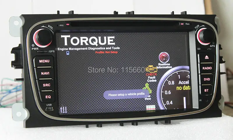 Android 4.4 Quad core Car DVD for Ford Focus Mondeo S-max 6