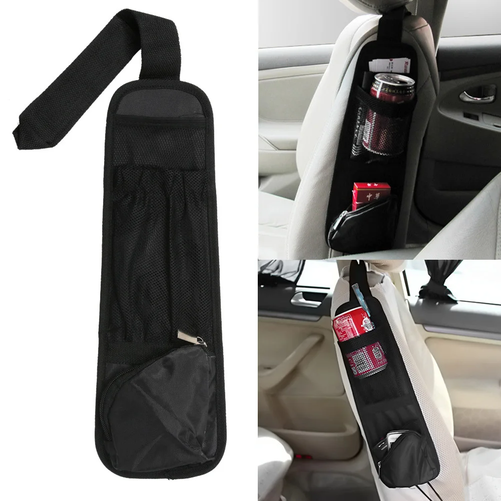 Car Stowing Tidying Seat Storage Bag Seat Side Hanging Pocket Nylon Bag