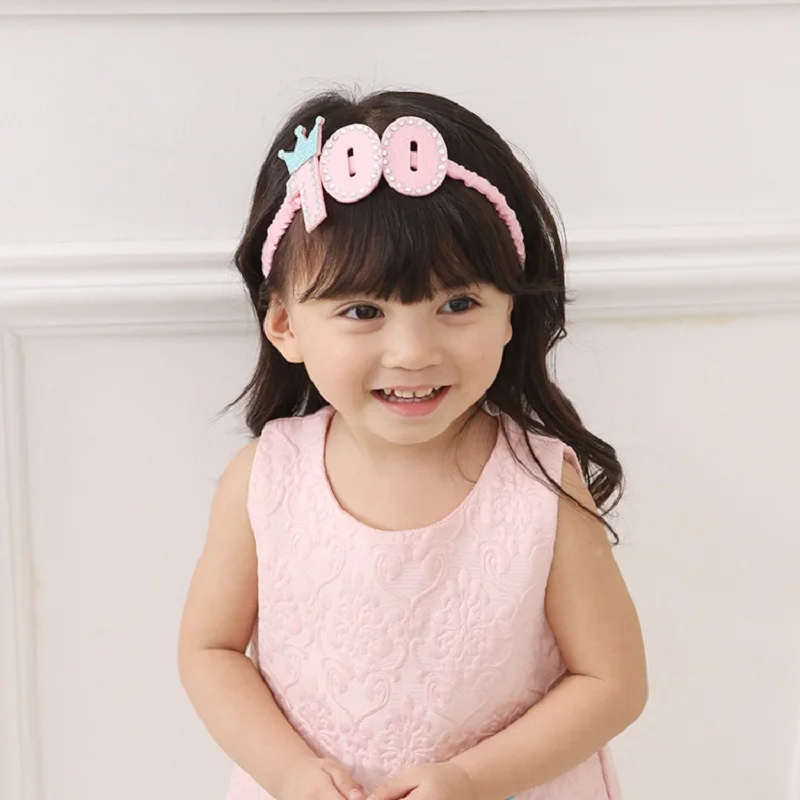 Buy High quality Pink 100th Day of School Stretchy