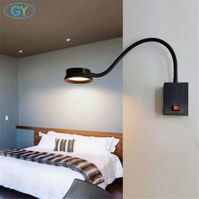 2018 New Modern Led Wall Light 1w 3w 5w L38cm Gooseneck 2018 New Modern Led Wall Light 1w 3w 5w L38cm Gooseneck Hose Lamp Black