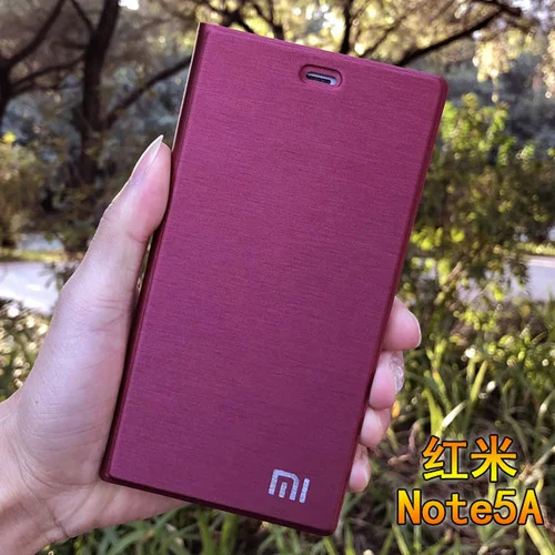 Новейший чехол для Xiaomi Redmi Note 4x Роскошный кожаный чехол для Xiaomi Redmi Примечание 5A и Note 3 случай для Redmi Примечание 4 с подставкой - Цвет: wine red