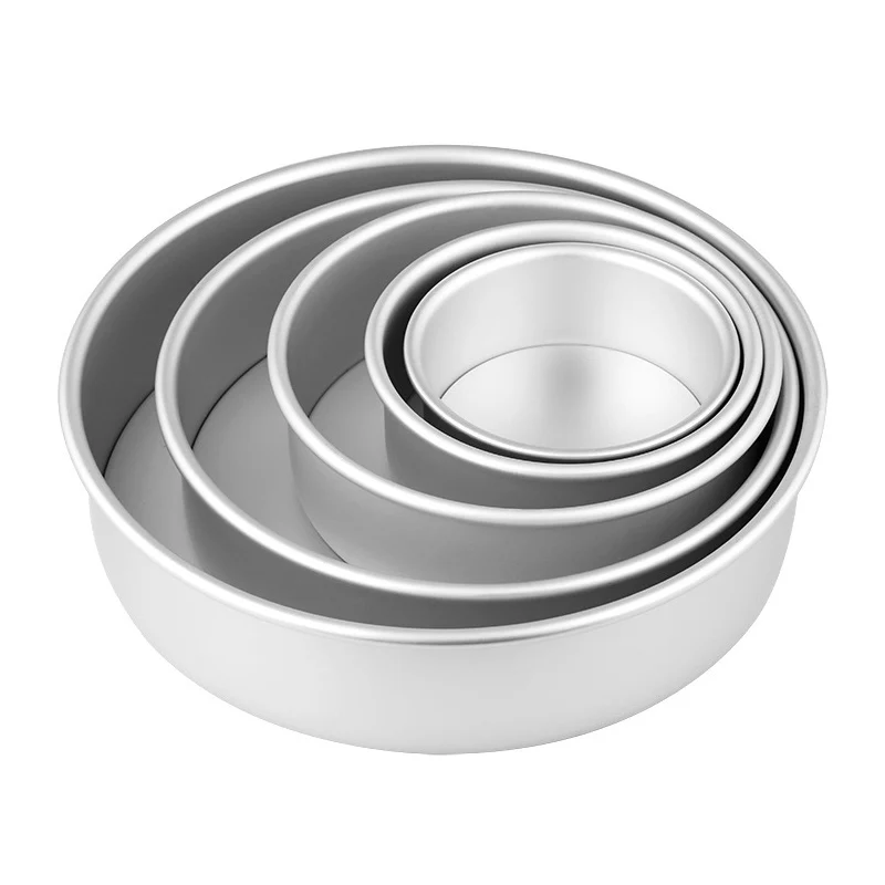 

2/4/6/8/10 Inch Cake Mold Aluminium Alloy Round DIY Cakes Pastry Mould Baking Tin Pan Kitchen Tool 669