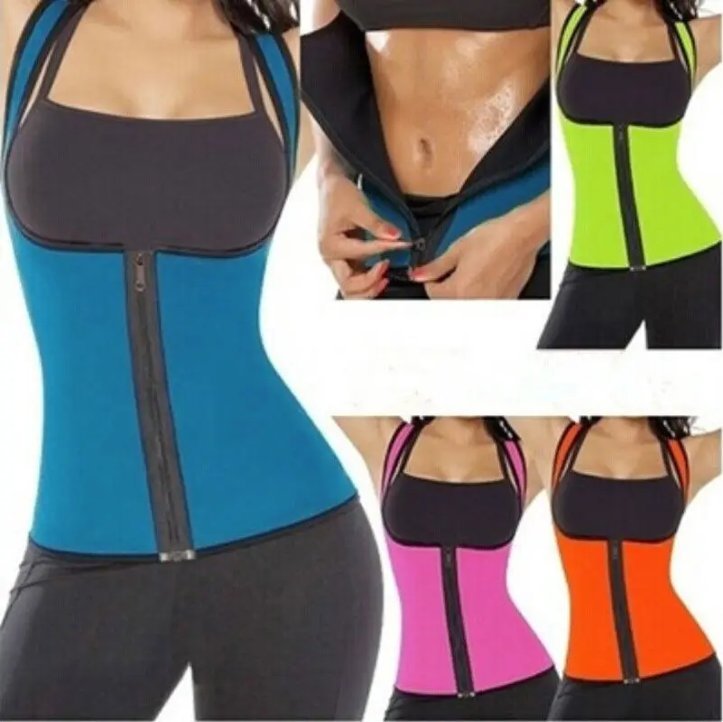 

Women Top Quality Body Shaper Wear Solid Color Waist Training Trainer Under Bust Corset Sexy Cincher Zipper Women Shapers Hot