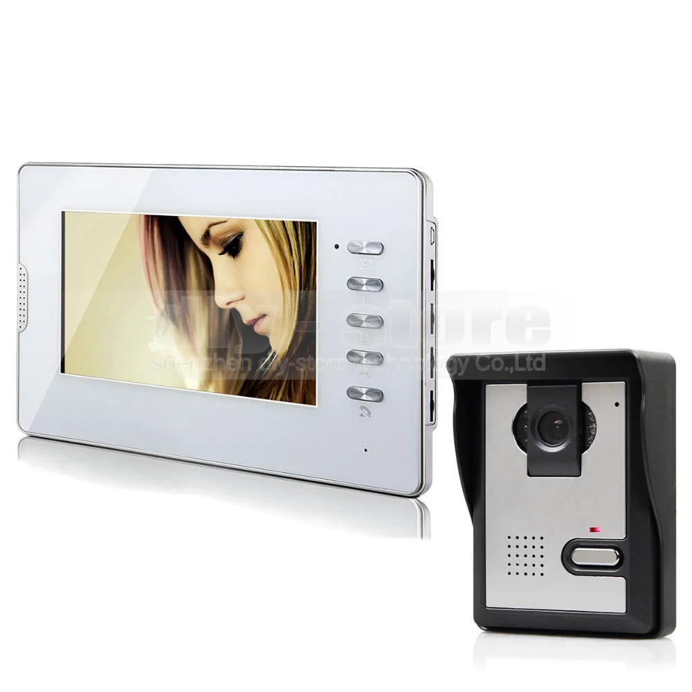 DIYSECUR Video Door Phone Doorbell Intercom System IR