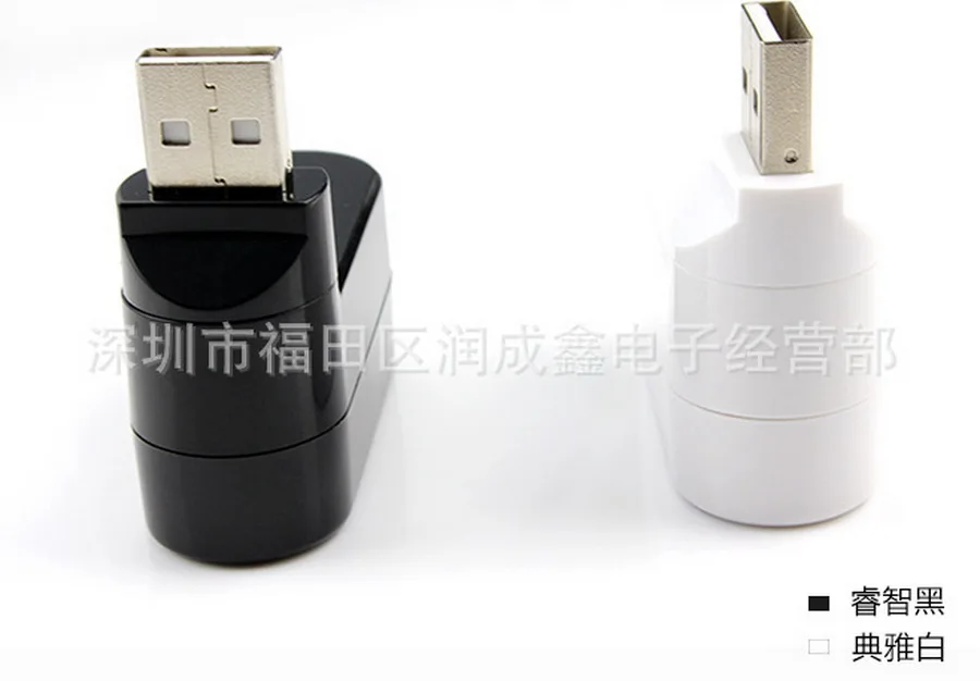100 шт вращающийся высокоскоростной 3 порта USB концентратор 2,0 USB разветвитель адаптер для ноутбука/планшета компьютера периферийные устройства для ПК