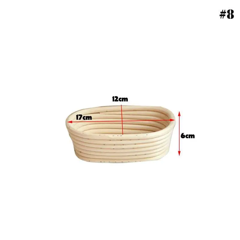 1* Натуральное тесто для выпечки ротанговая корзина хлеб ферментация корзина разновидности моделей Кондитерские блендеры Кондитерская ферментация корзина - Цвет: 8
