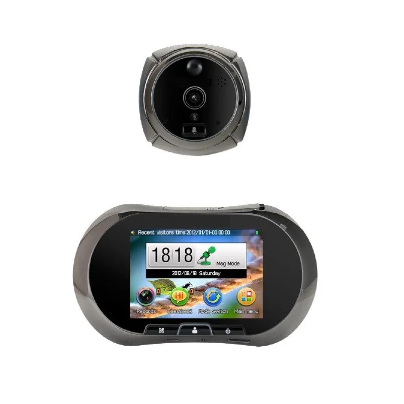 3.5inch video peephole door camera Touchable LCD PIR Motion Sensor door eye IR Night vision Anti
