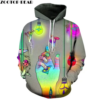 

Fantasy Patten 3D Sweatshirts Men/Women Hoodies With Hat Print Fashion Autumn Winter Loose Thin Hooded Hoody Tops