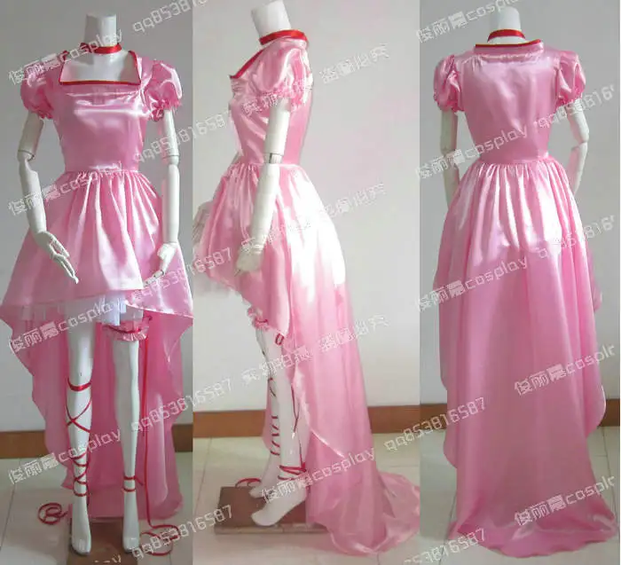 Free shipping Japanese font b Anime b font Cardcaptor Sakura Pink Dress font b Cosplay b